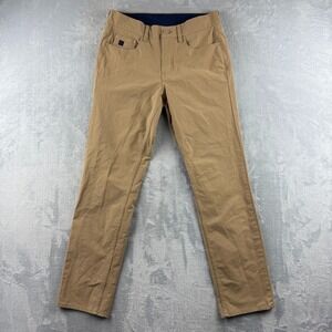 Vineyard Vines On The Go Pants Men 28x30 Golf Performance Chino 5 Pocket Stretch